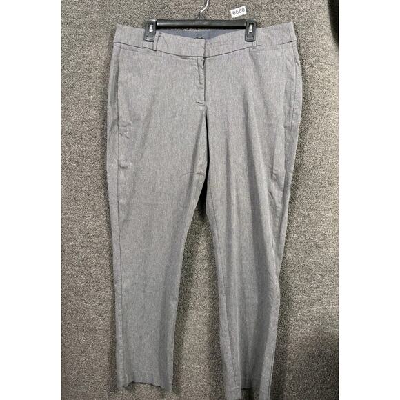 Lane Bryant The Allie Dress Pants Womens Size 20R Gray High Rise Straight Office - Picture 1 of 8